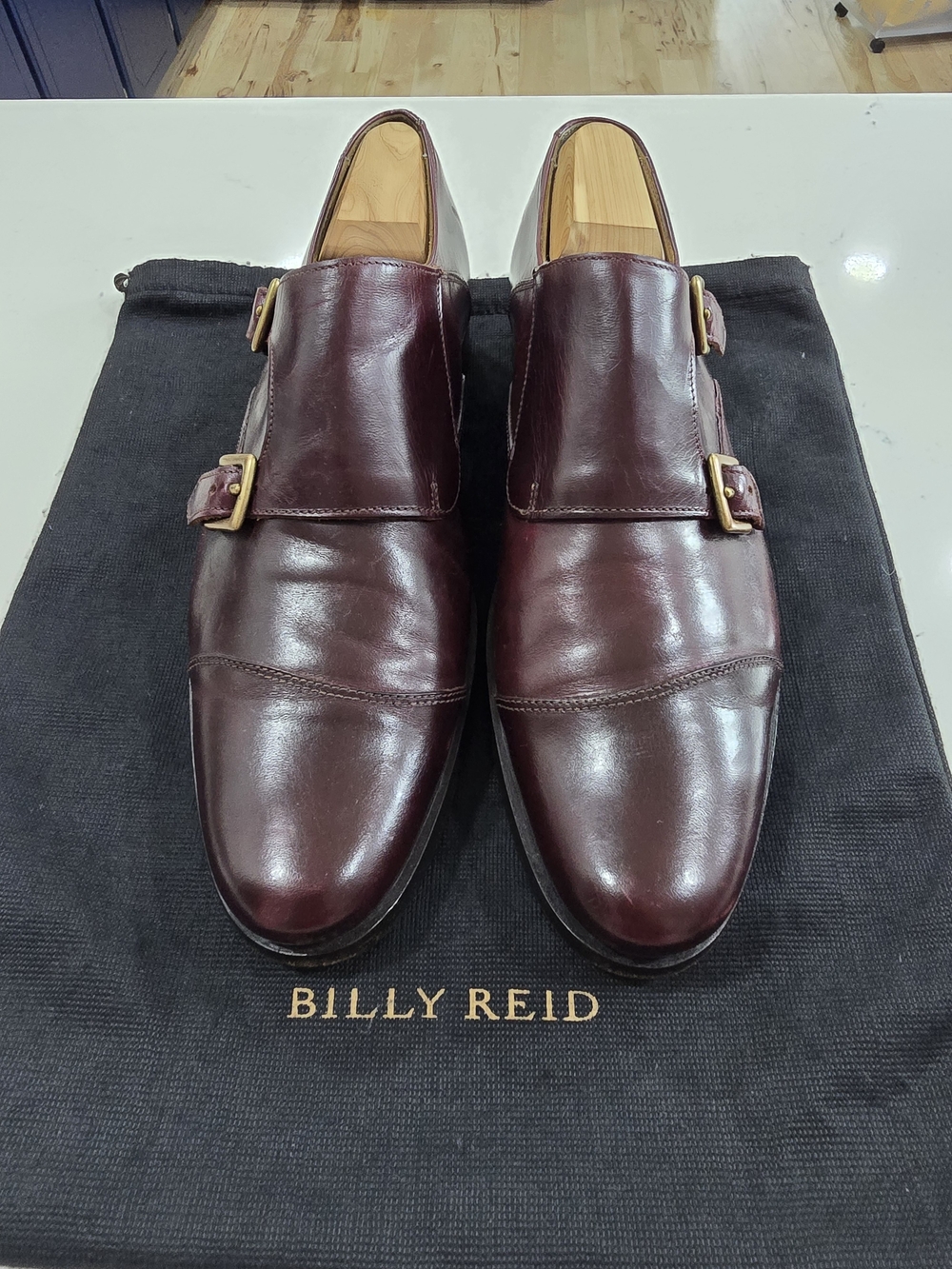 Billy Reid Double Monk Strap Shoes